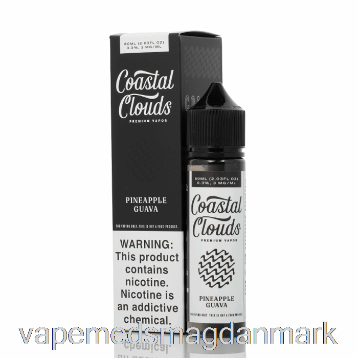 Engangs Vape Danmark Ananas Guava - Kystskyer Co. - 60ml 6mg